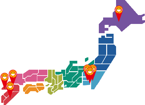 Map of Japan.