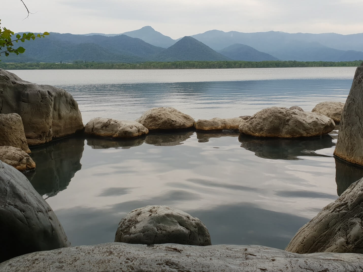 The women’s pool at Kotan Onsen.