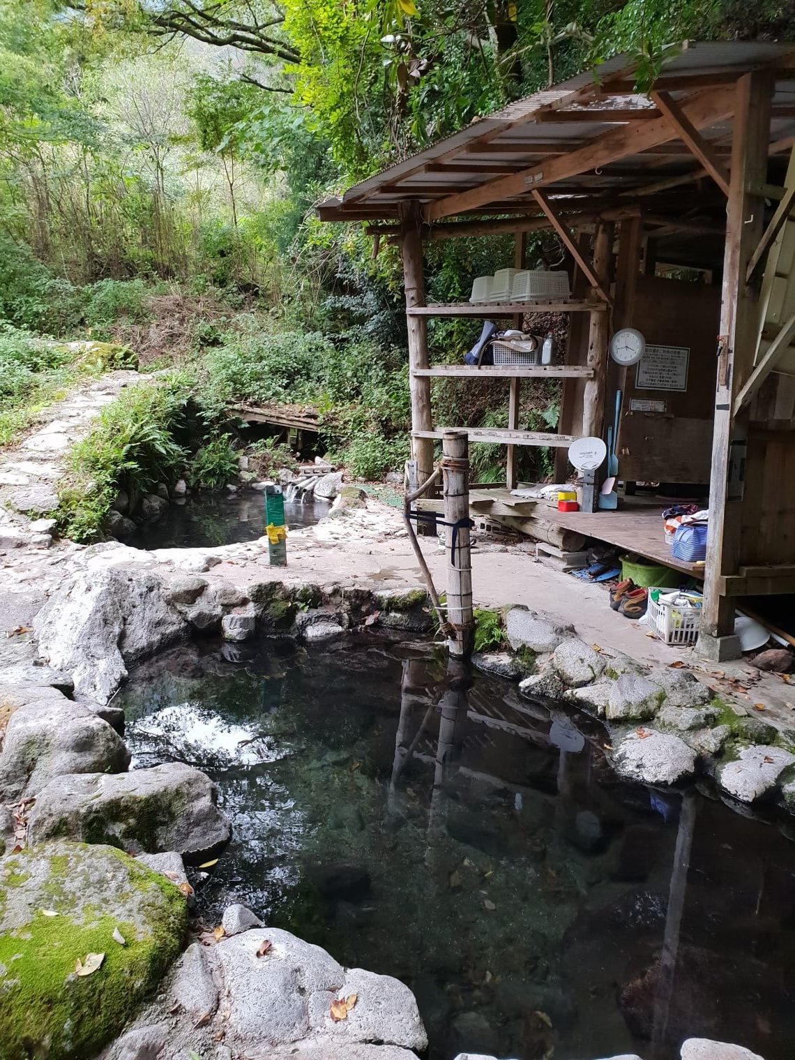 A hotspring in the hills of Beppu.