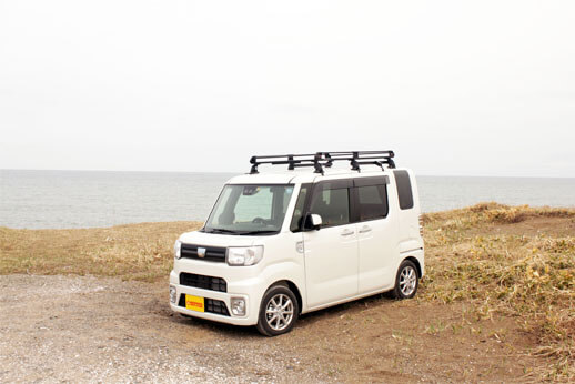 NICONICO Rent a Car Mini Camper near Hokkaido's Northern shore.